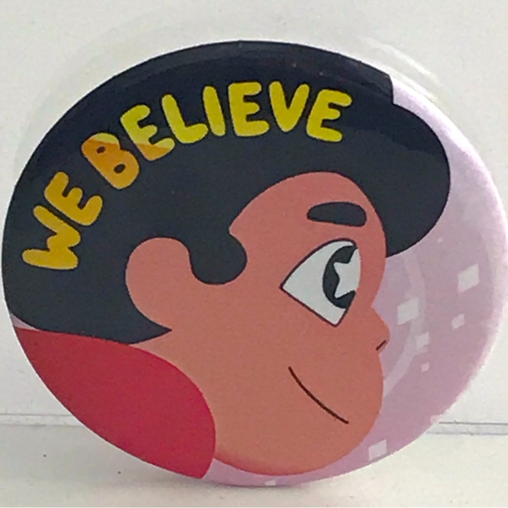 SDCC 2018 Comic Con Steven Universe We Believe Pin/Button Exclusive Promo